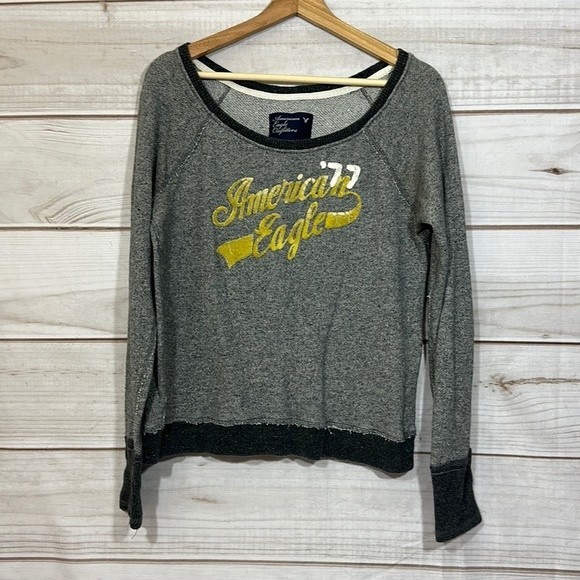 American Eagle Outfitters Wide Neck Sweatshirt, Size M - Picture 1 of 3